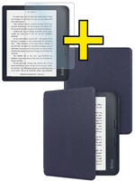LUQ LUQ Kobo Sage Hoesje Met Screenprotector - Donkerblauw