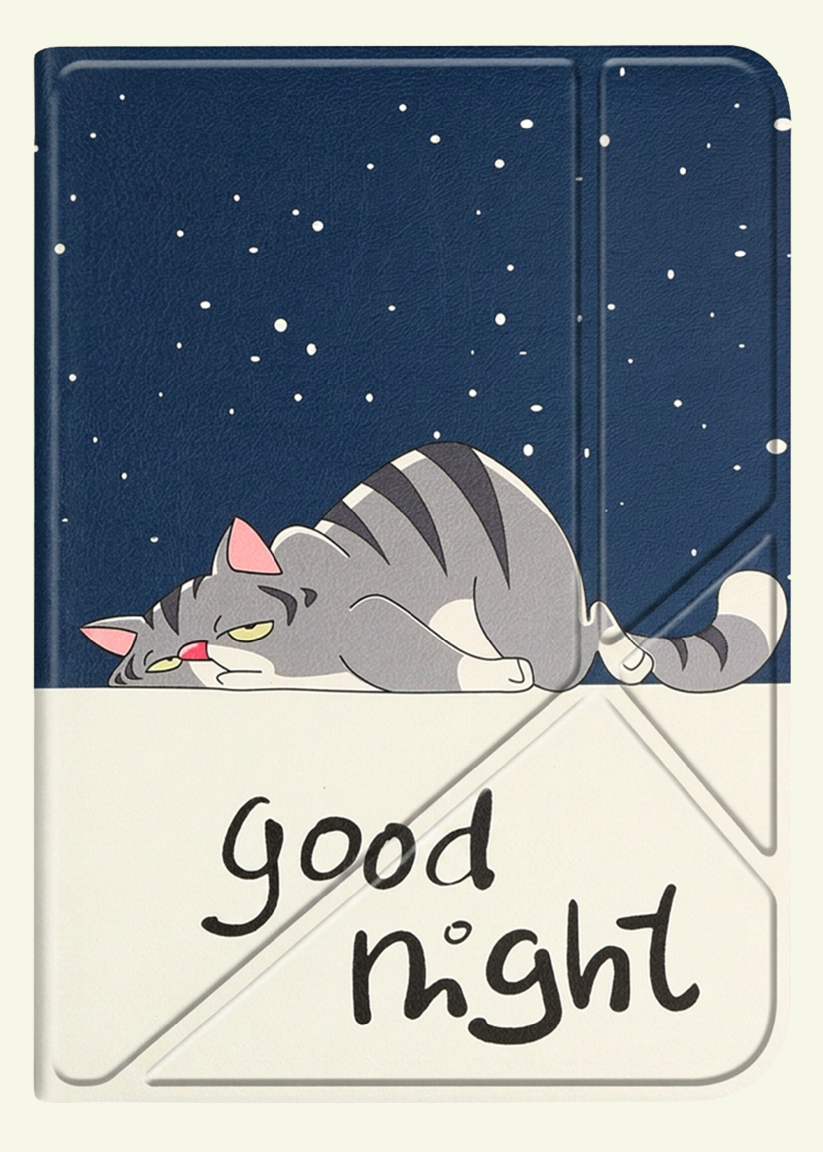 LUQ LUQ Kobo Clara 2E Hoesje Trifold - Kat