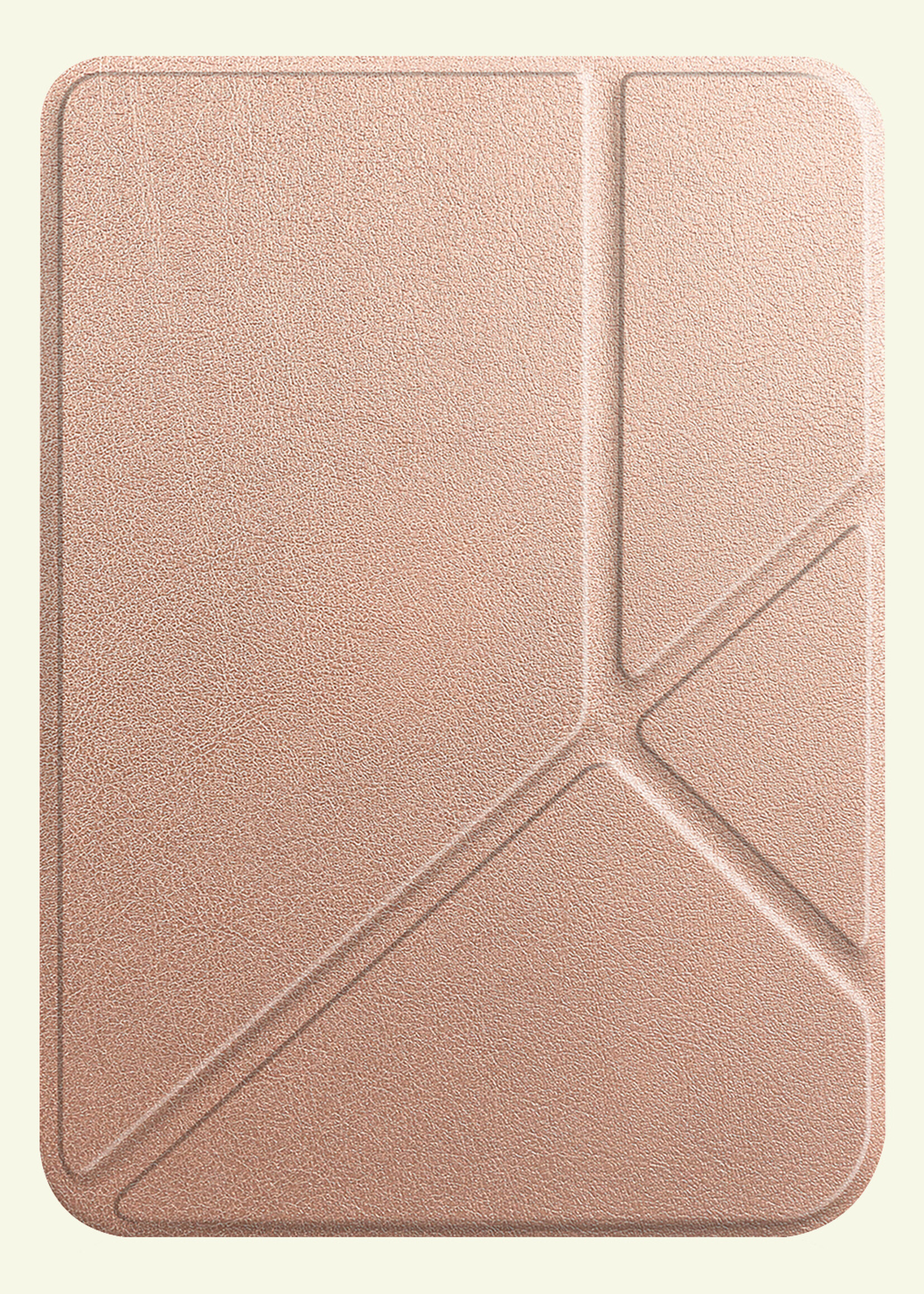 LUQ LUQ Kobo Clara 2E Hoesje Trifold - Rose Goud