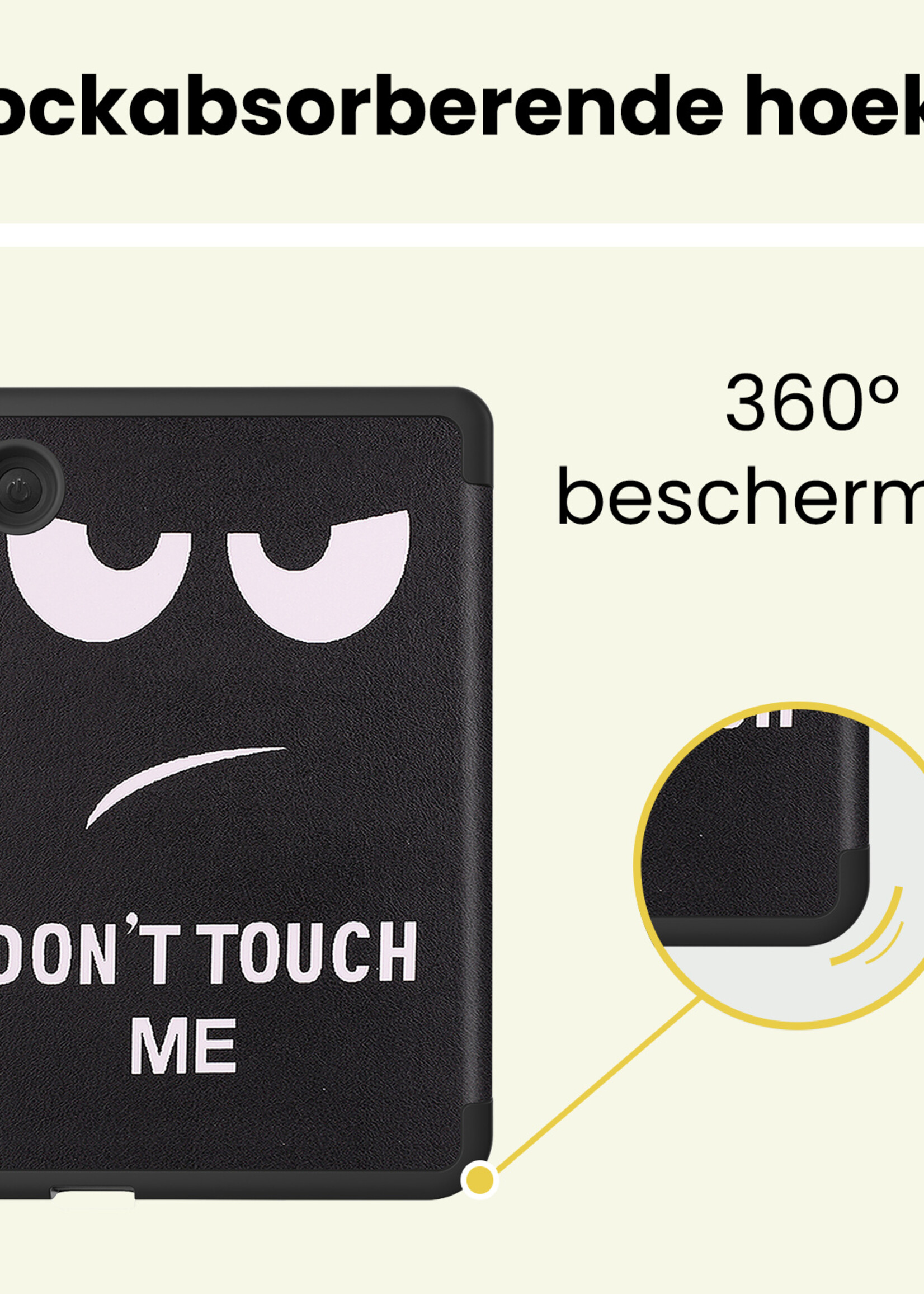 LUQ LUQ Kobo Clara 2E Hoesje Trifold - Touch