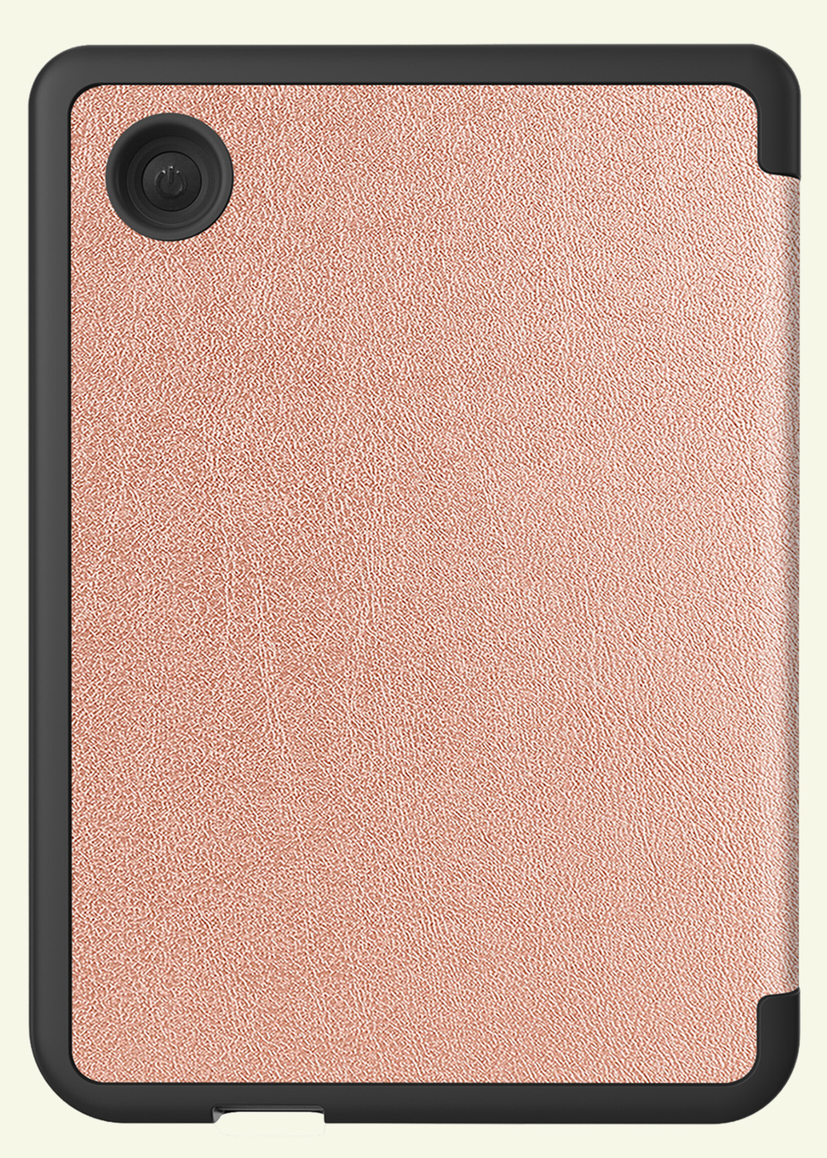 LUQ LUQ Kobo Clara 2E Hoesje Trifold Met Screenprotector - Rose Goud