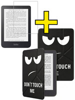 LUQ LUQ Kobo Clara 2E Hoesje Trifold Met Screenprotector - Touch