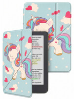 LUQ LUQ Kobo Clara BW Hoesje Trifold - Eenhoorn