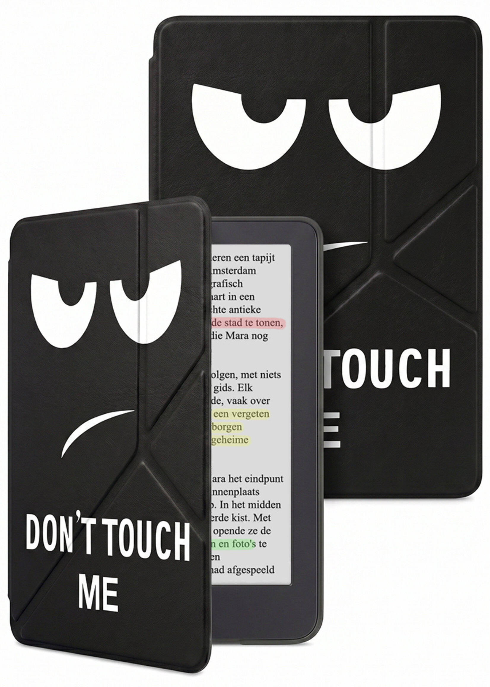 LUQ LUQ Kobo Clara BW Hoesje Trifold - Don't Touch Me