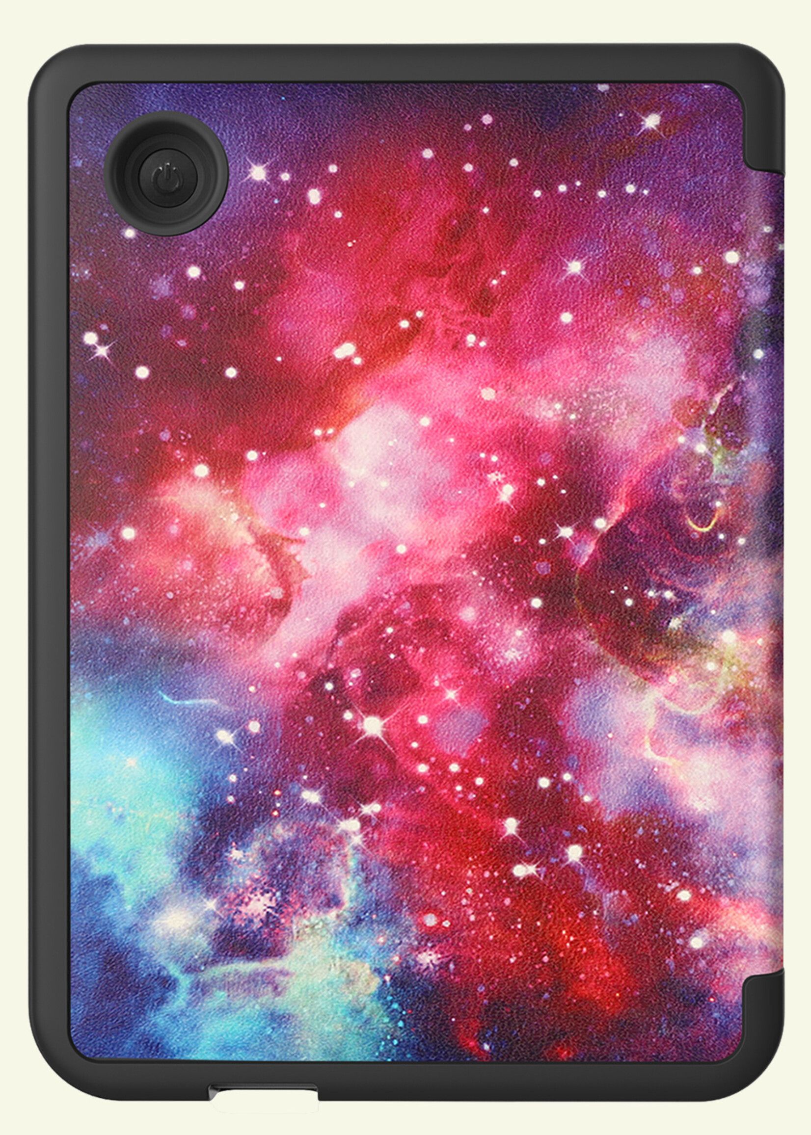 LUQ LUQ Kobo Clara BW Hoesje Trifold Met Screenprotector - Galaxy