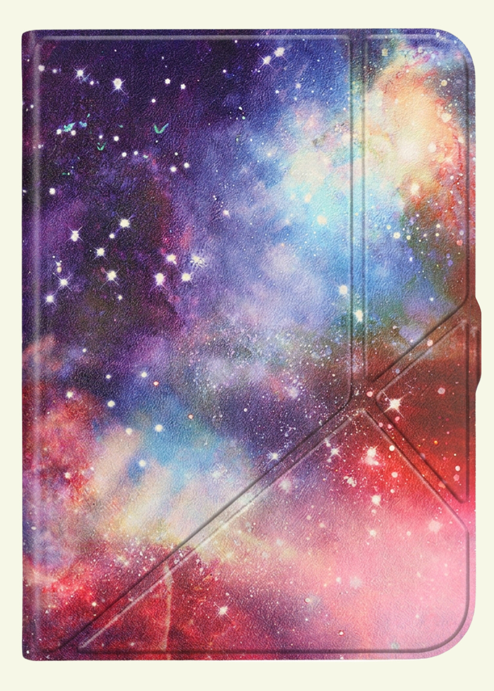 LUQ LUQ Kobo Clara HD Hoesje Trifold - Galaxy
