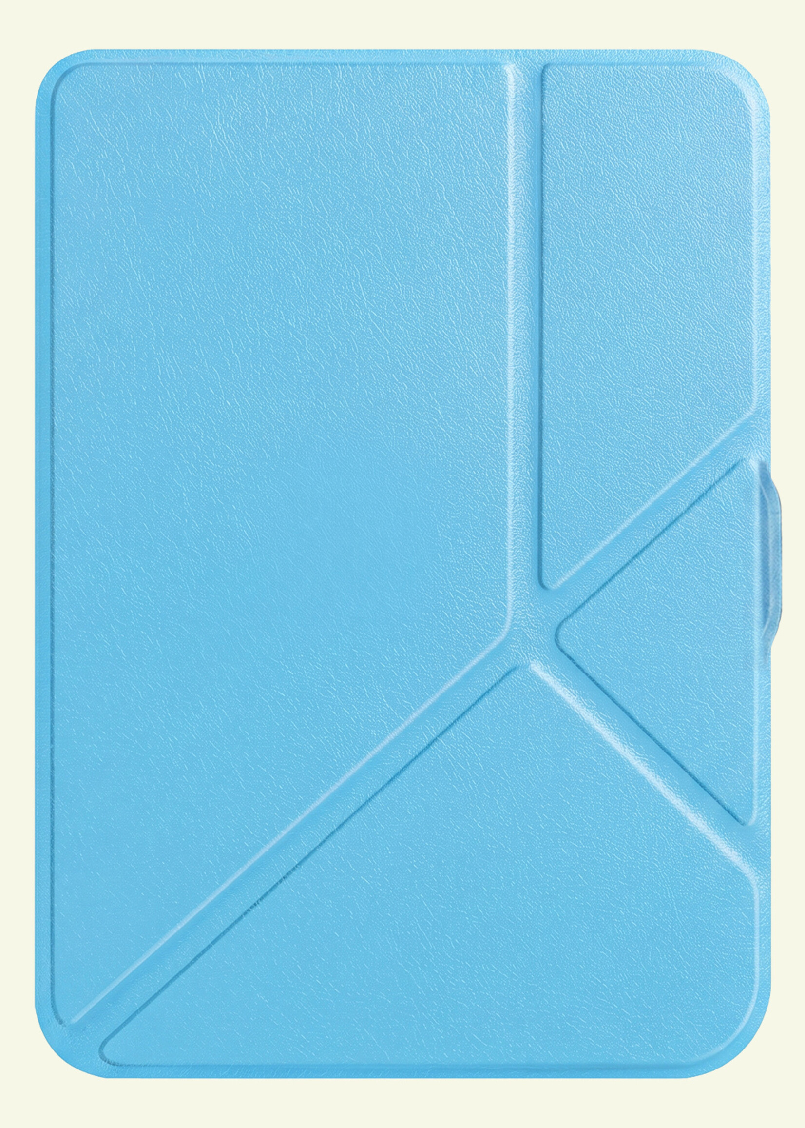 LUQ LUQ Kobo Clara HD Hoesje Trifold - Lichtblauw