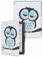 LUQ LUQ Kobo Clara HD Hoesje Trifold - Uil