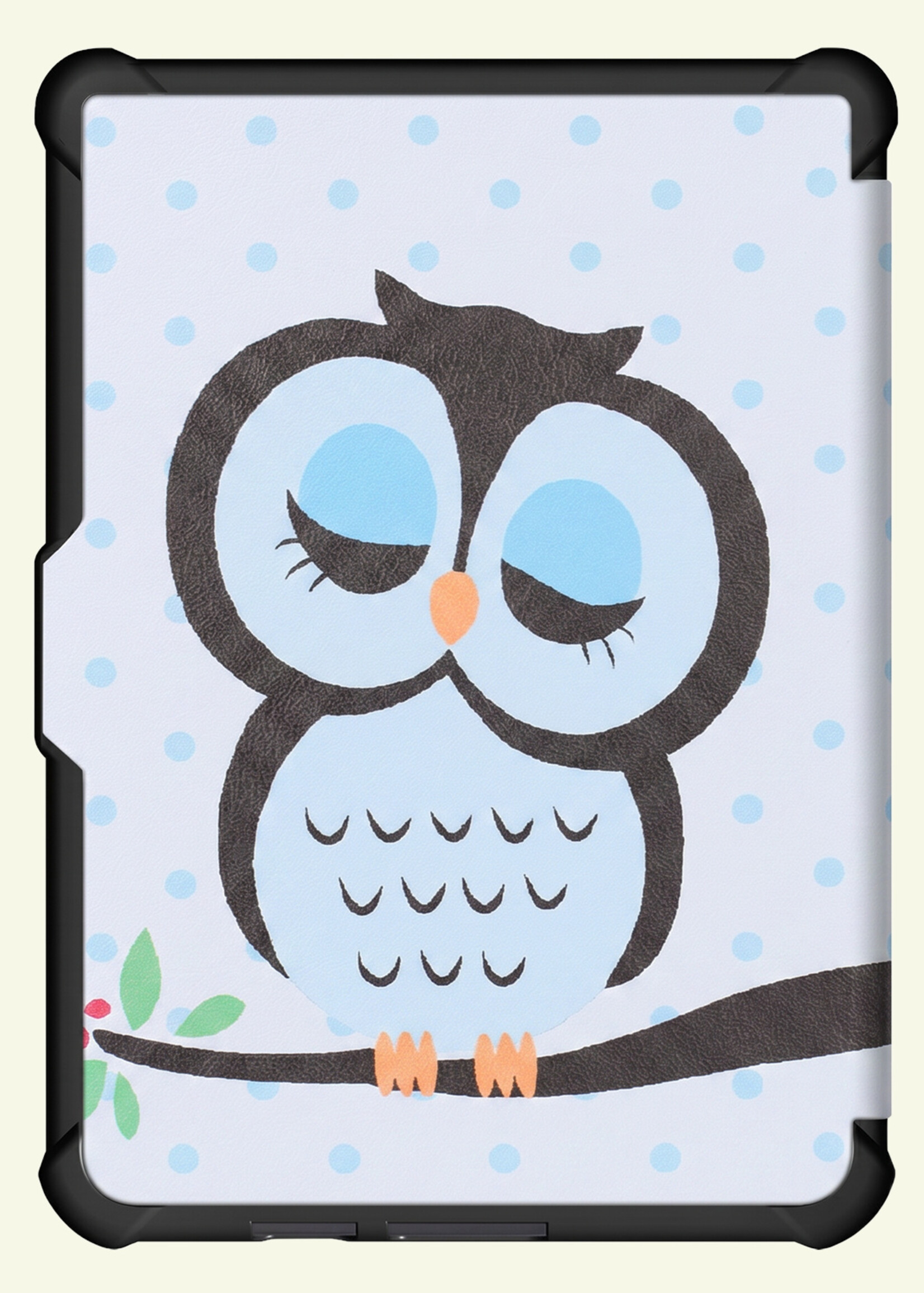 LUQ LUQ Kobo Clara HD Hoesje Trifold - Uil