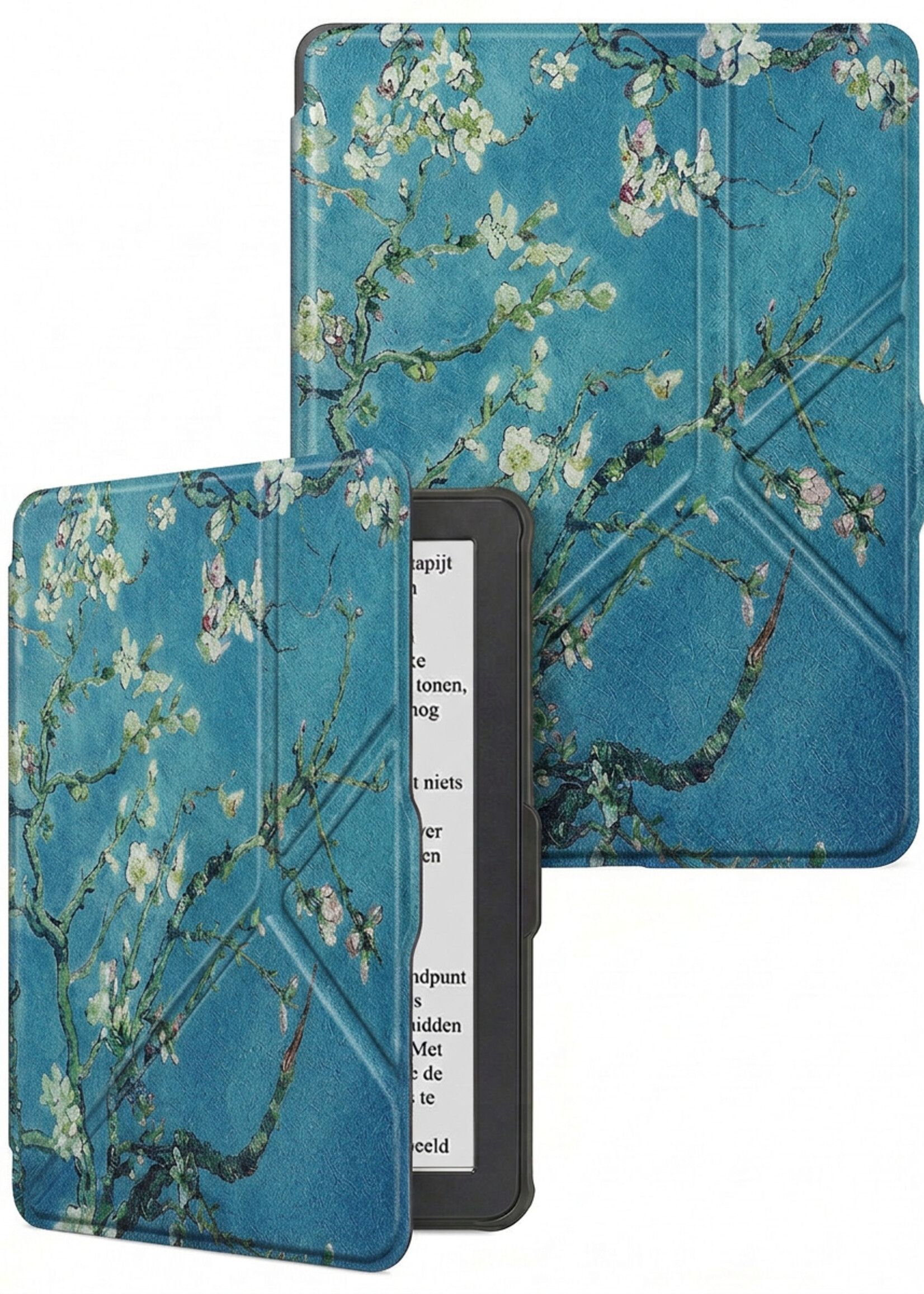 LUQ LUQ Kobo Nia Hoesje Trifold - Bloesem