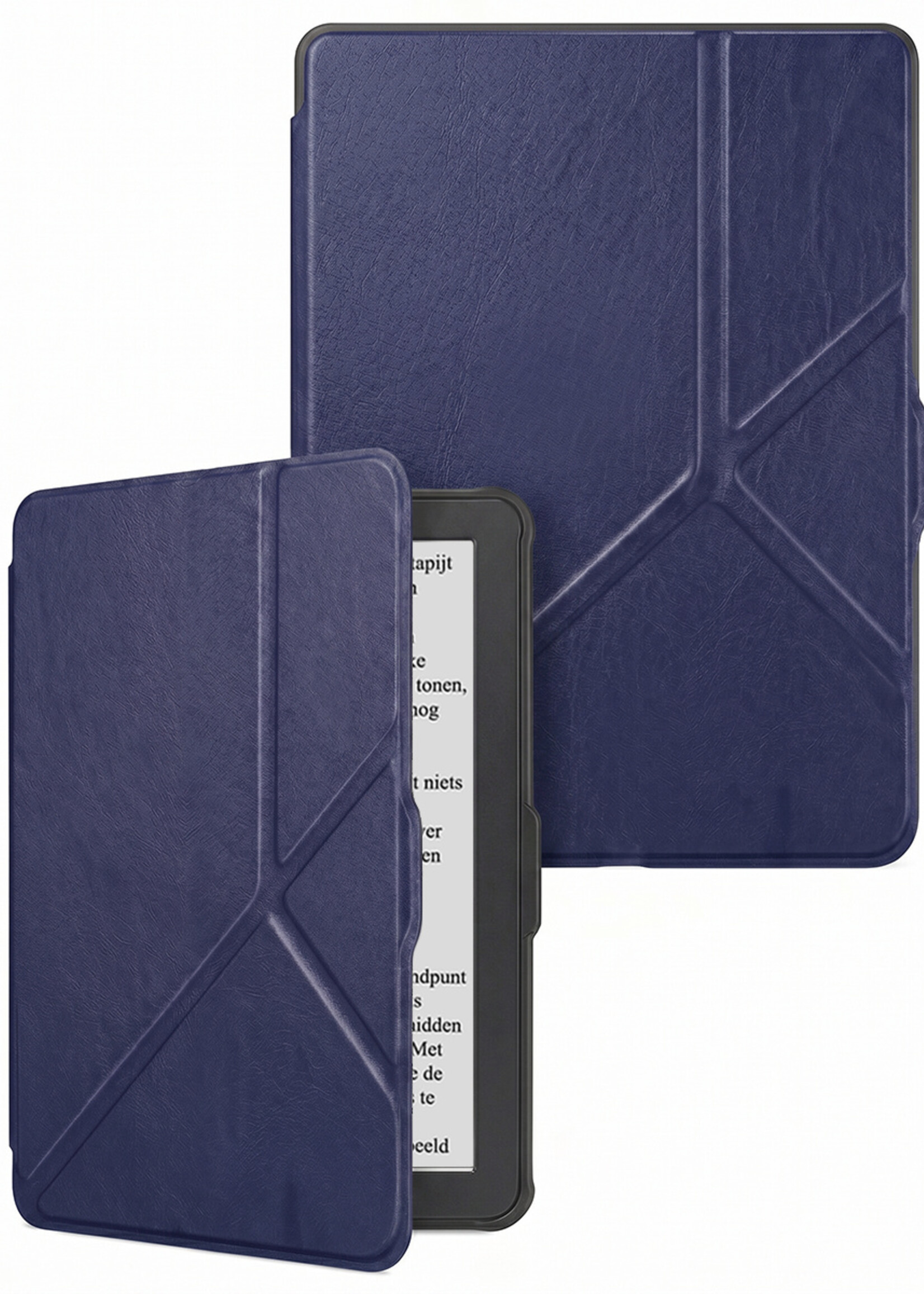 LUQ LUQ Kobo Nia Hoesje Trifold - Donkerblauw