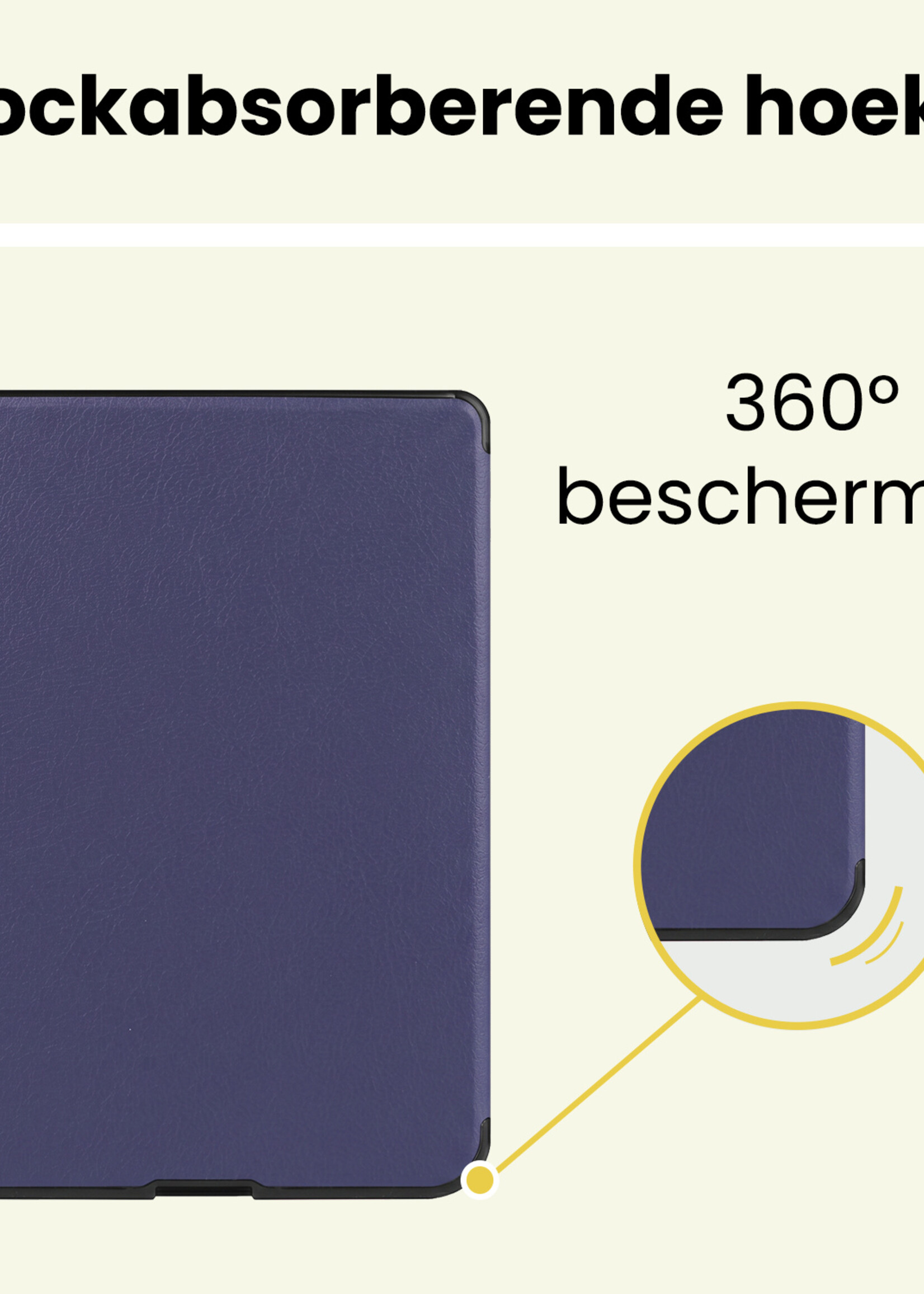 LUQ LUQ Kobo Nia Hoesje Trifold - Donkerblauw