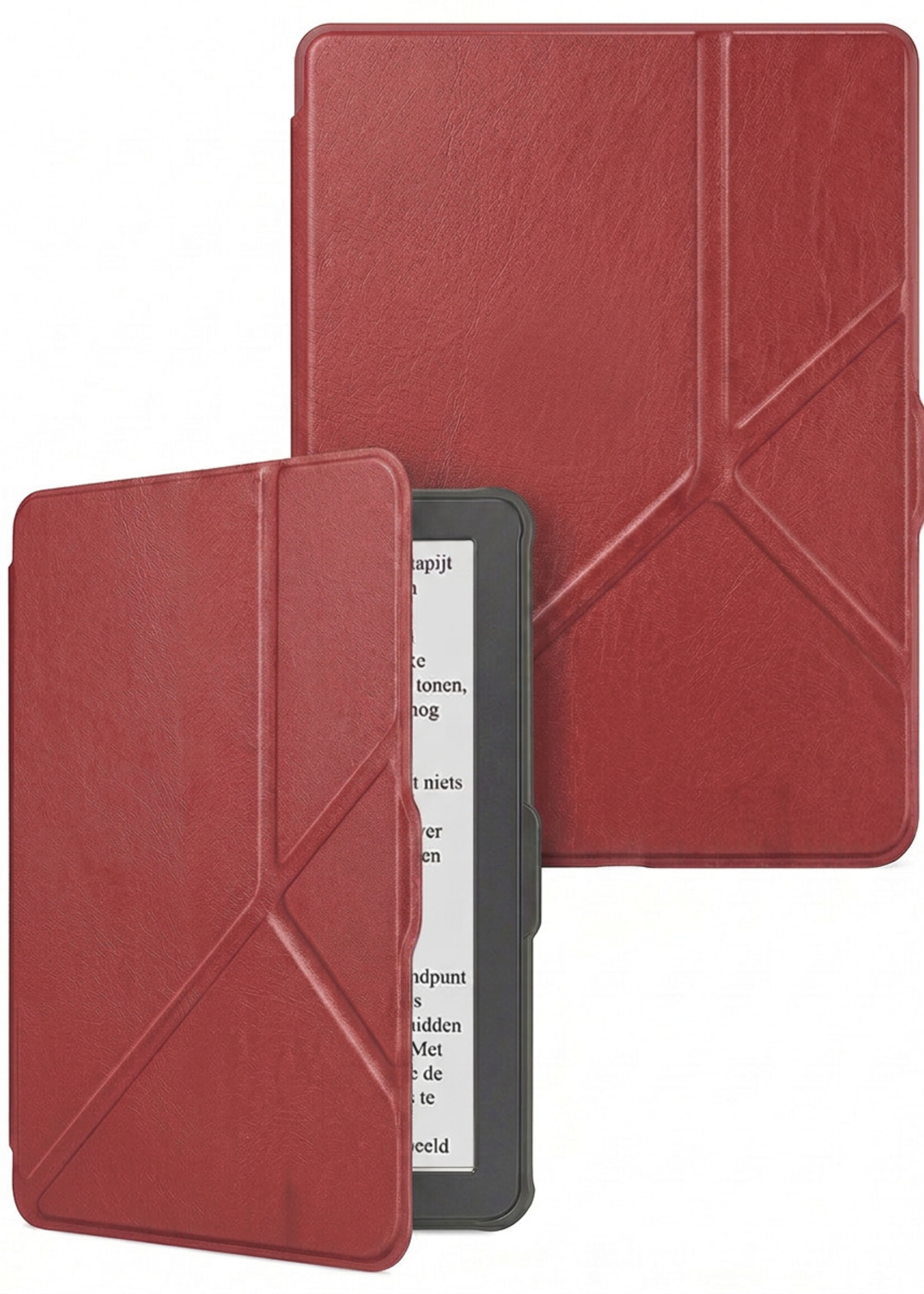 LUQ LUQ Kobo Nia Hoesje Trifold - Donkerrood