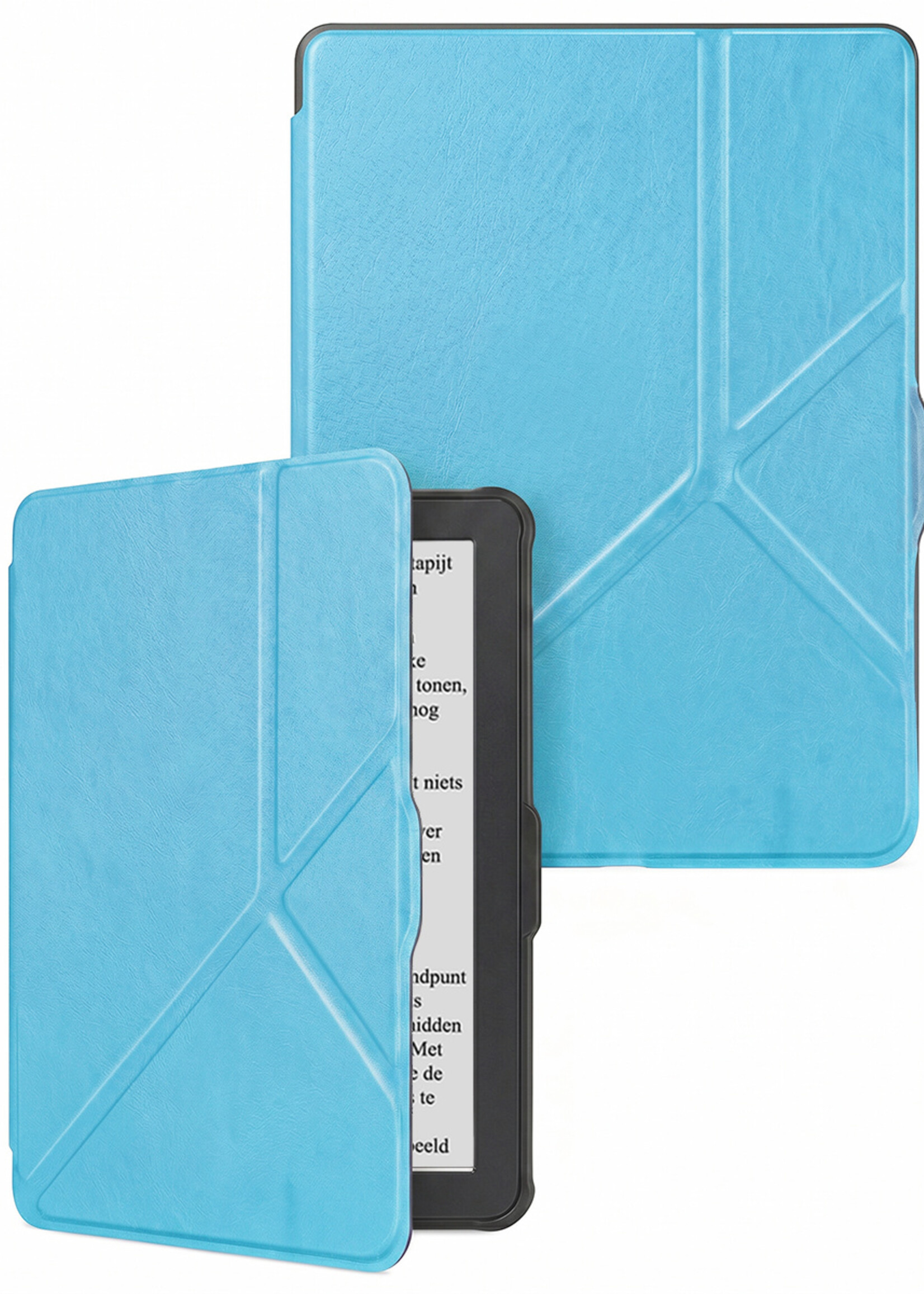 LUQ LUQ Kobo Nia Hoesje Trifold - Lichtblauw