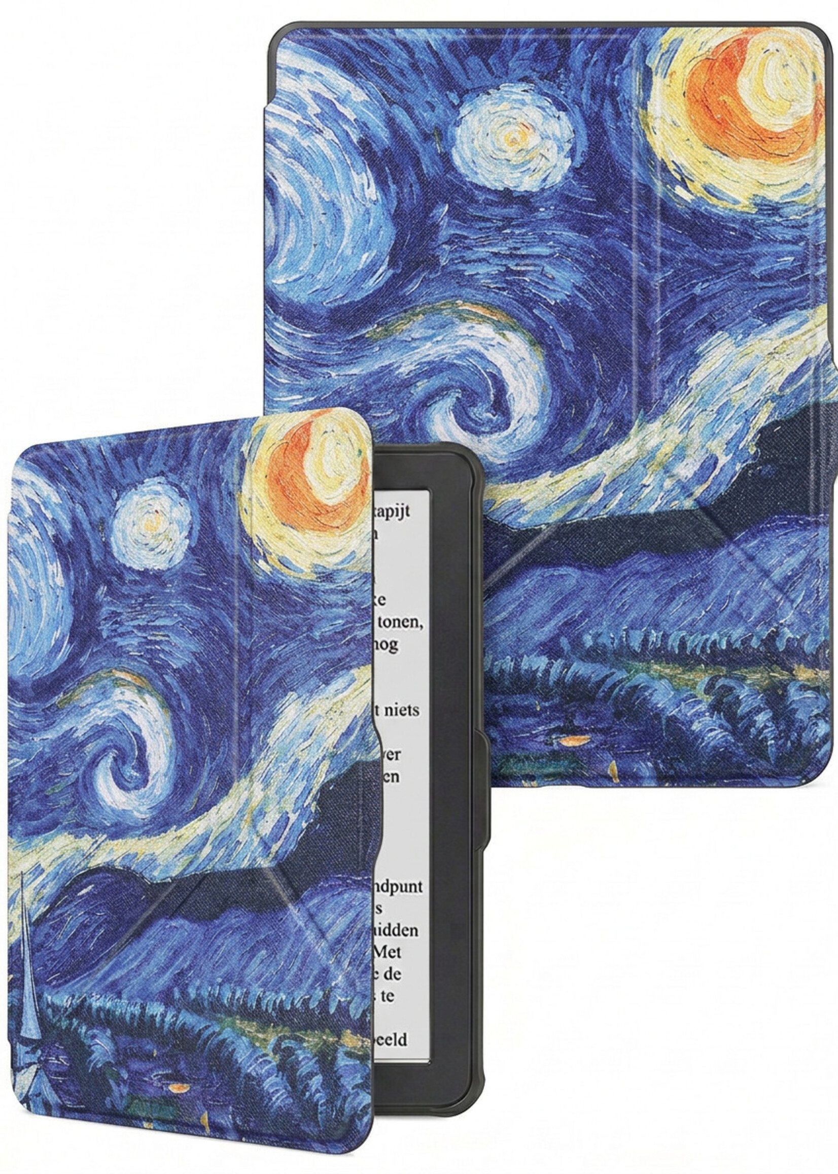 LUQ LUQ Kobo Nia Hoesje Trifold - Sterrenhemel