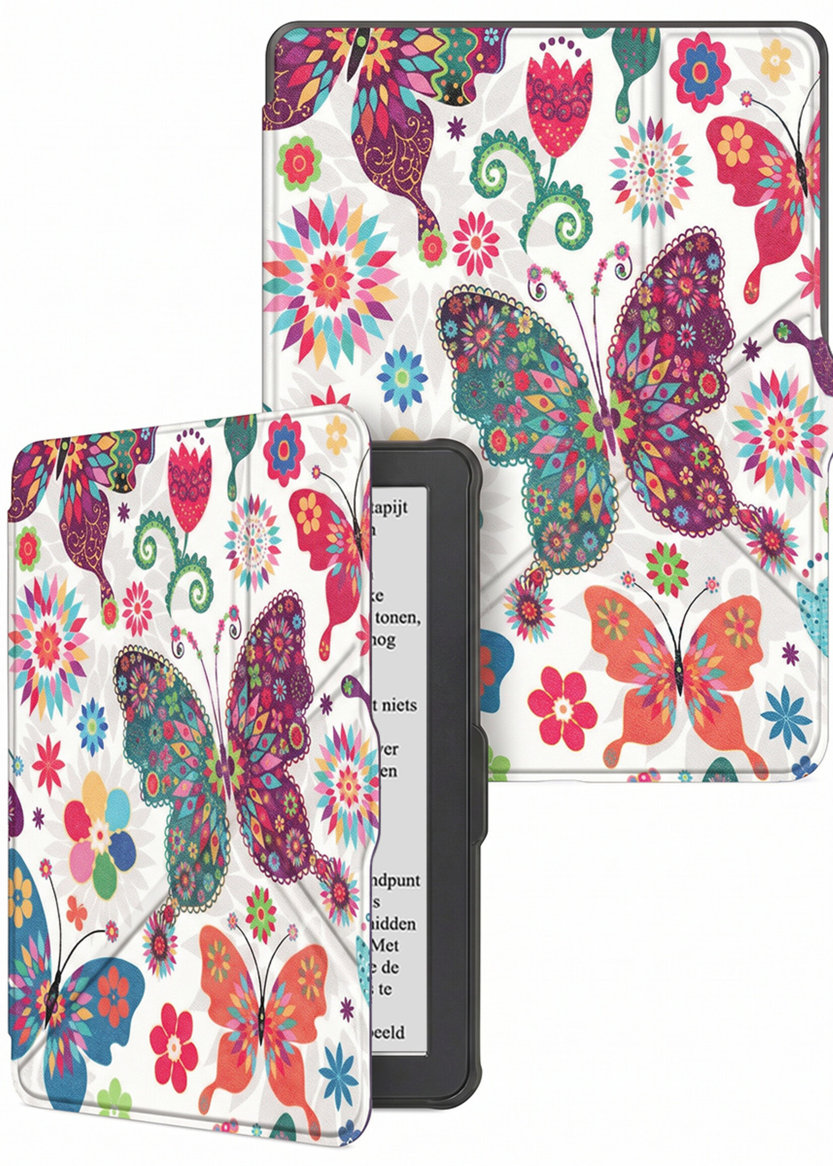 LUQ LUQ Kobo Nia Hoesje Trifold - Vlinder