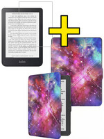 LUQ LUQ Kobo Nia Hoesje Trifold Met Screenprotector - Galaxy