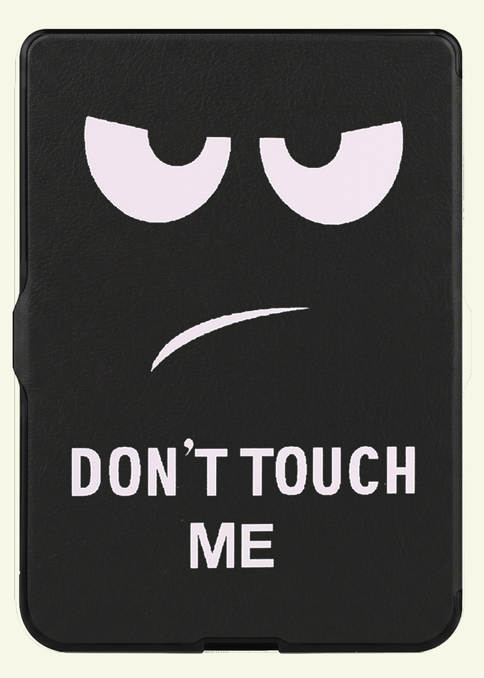 LUQ LUQ Kobo Nia Hoesje Trifold Met Screenprotector - Don't Touch Me