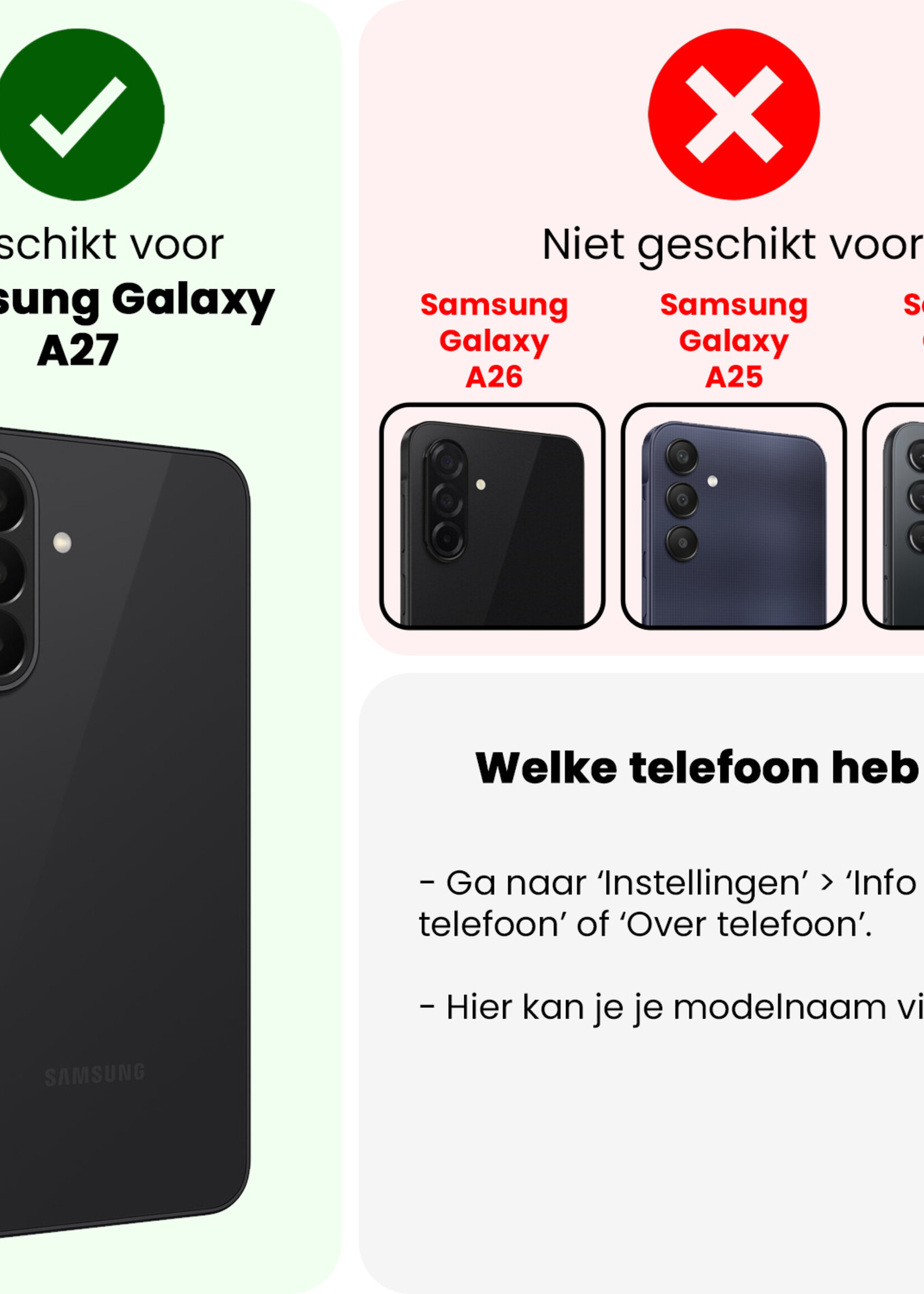LUQ LUQ Samsung Galaxy A27 Screenprotector Glas