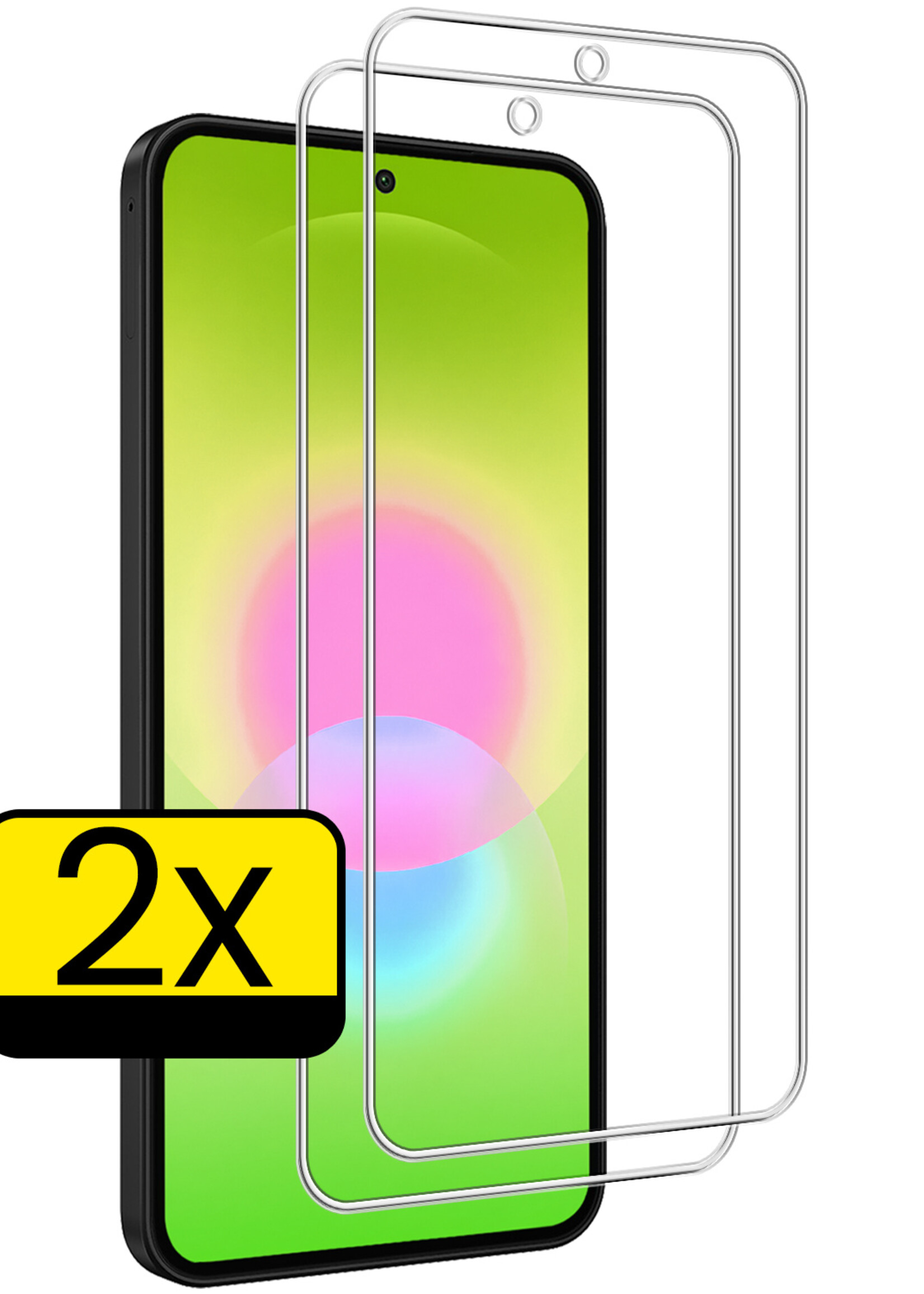 LUQ LUQ Samsung Galaxy A27 Screenprotector Glas - 2 PACK