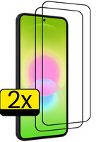 LUQ LUQ Samsung Galaxy A27 Screenprotector Glas Full Cover - 2 PACK