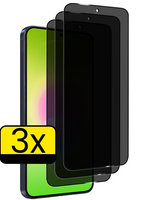LUQ LUQ Samsung Galaxy A27 Screenprotector Glas Privacy - 3 PACK