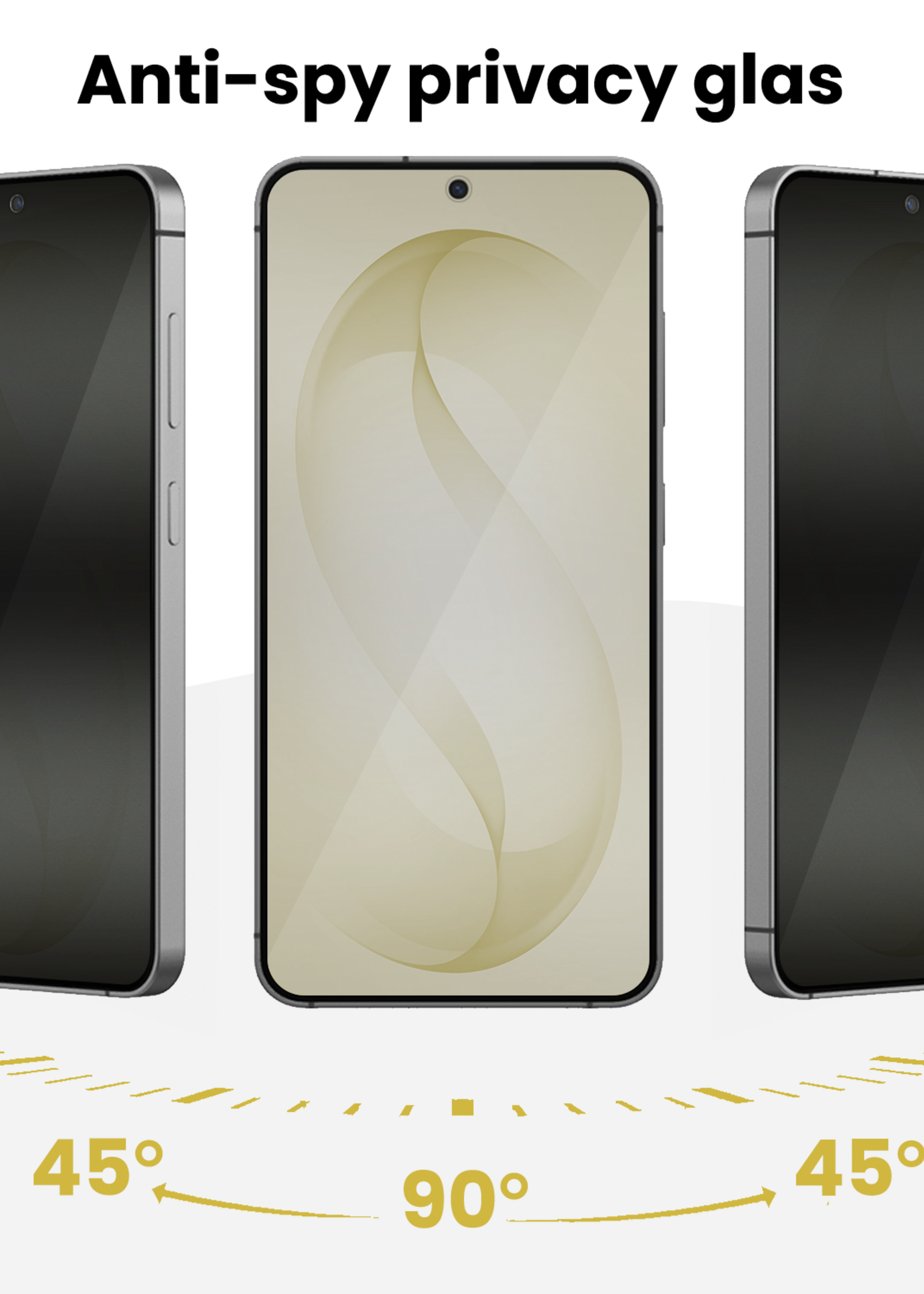 LUQ LUQ Samsung Galaxy S26 Plus Hybrid Privacy Screenprotector