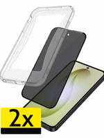 LUQ LUQ Samsung Galaxy S26 Plus Hybrid Privacy Screenprotector - 2 PACK