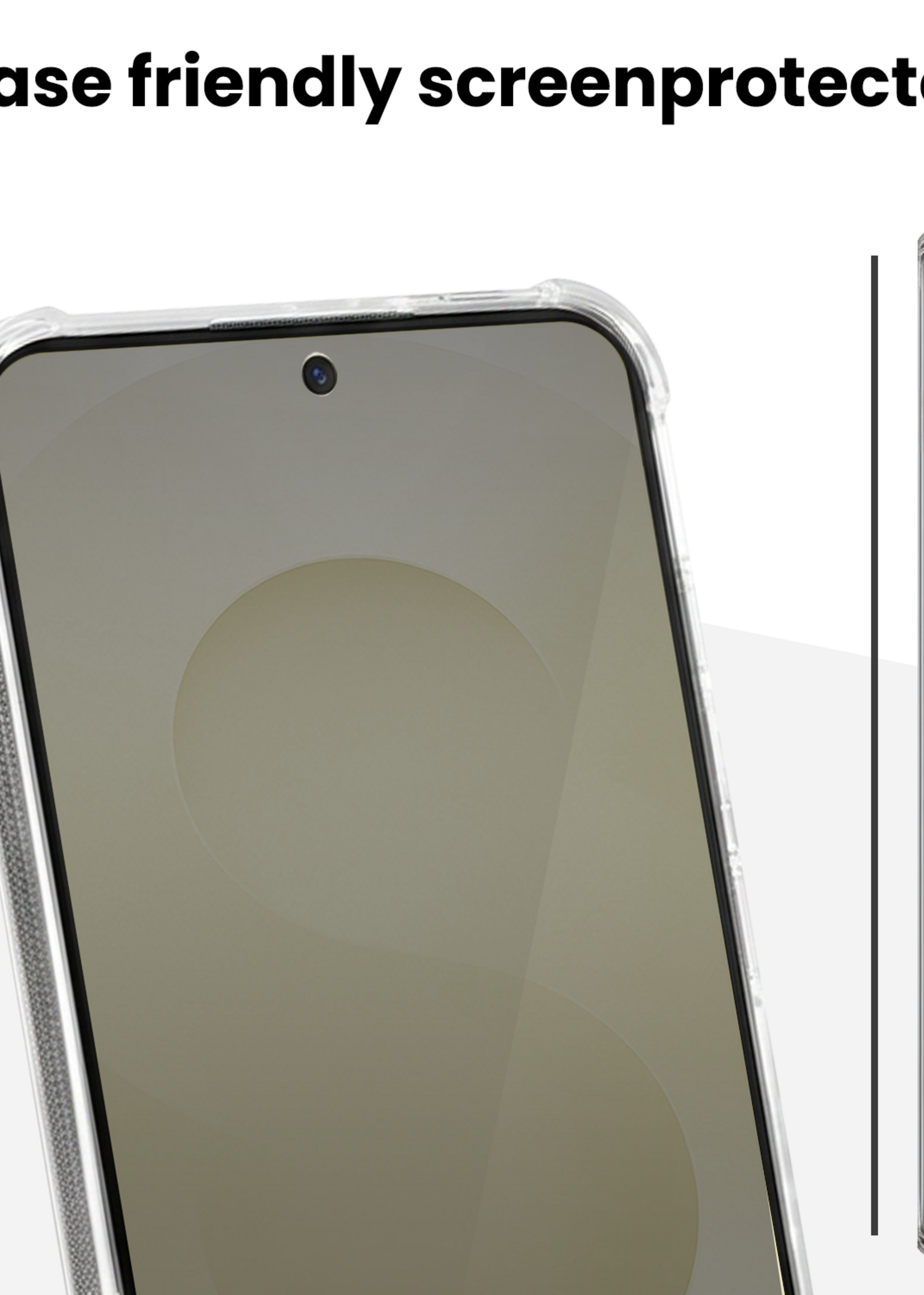 LUQ LUQ Samsung Galaxy S25 FE Hybrid Privacy Screenprotector