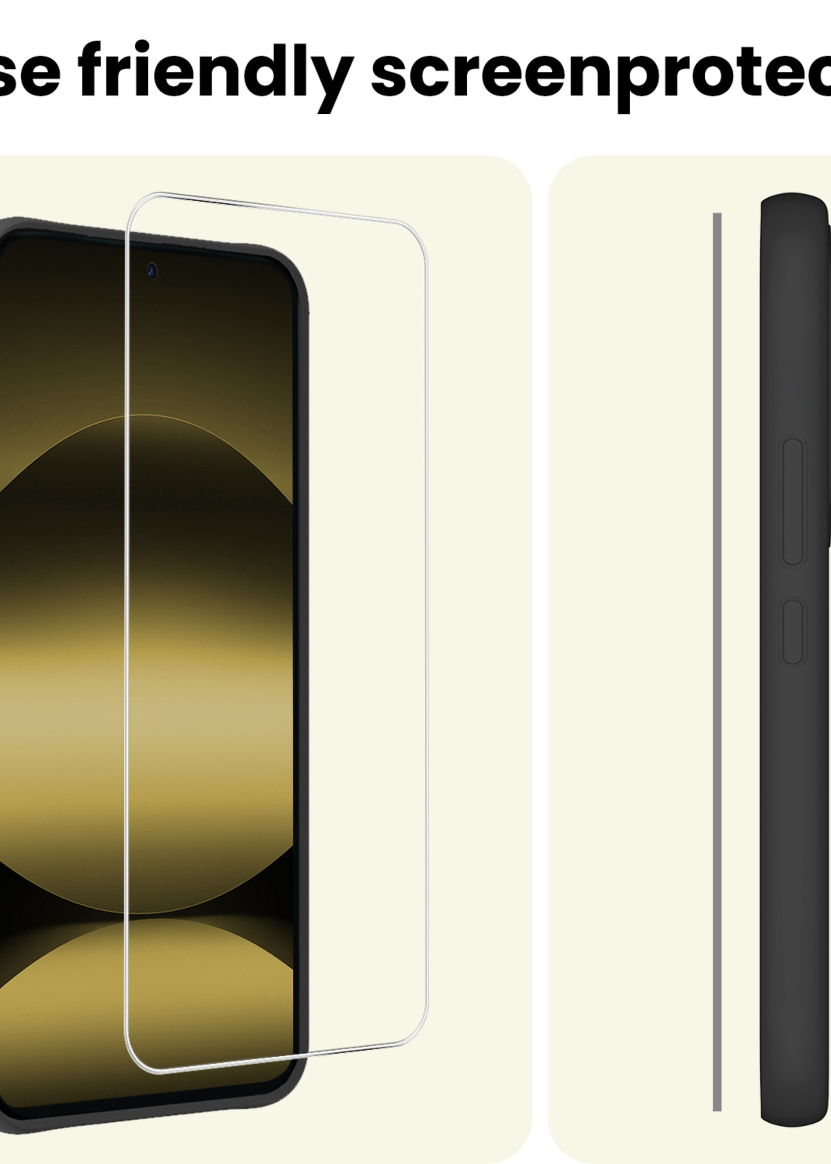 LUQ LUQ Xiaomi Redmi Note 14 5G Screenprotector Glas