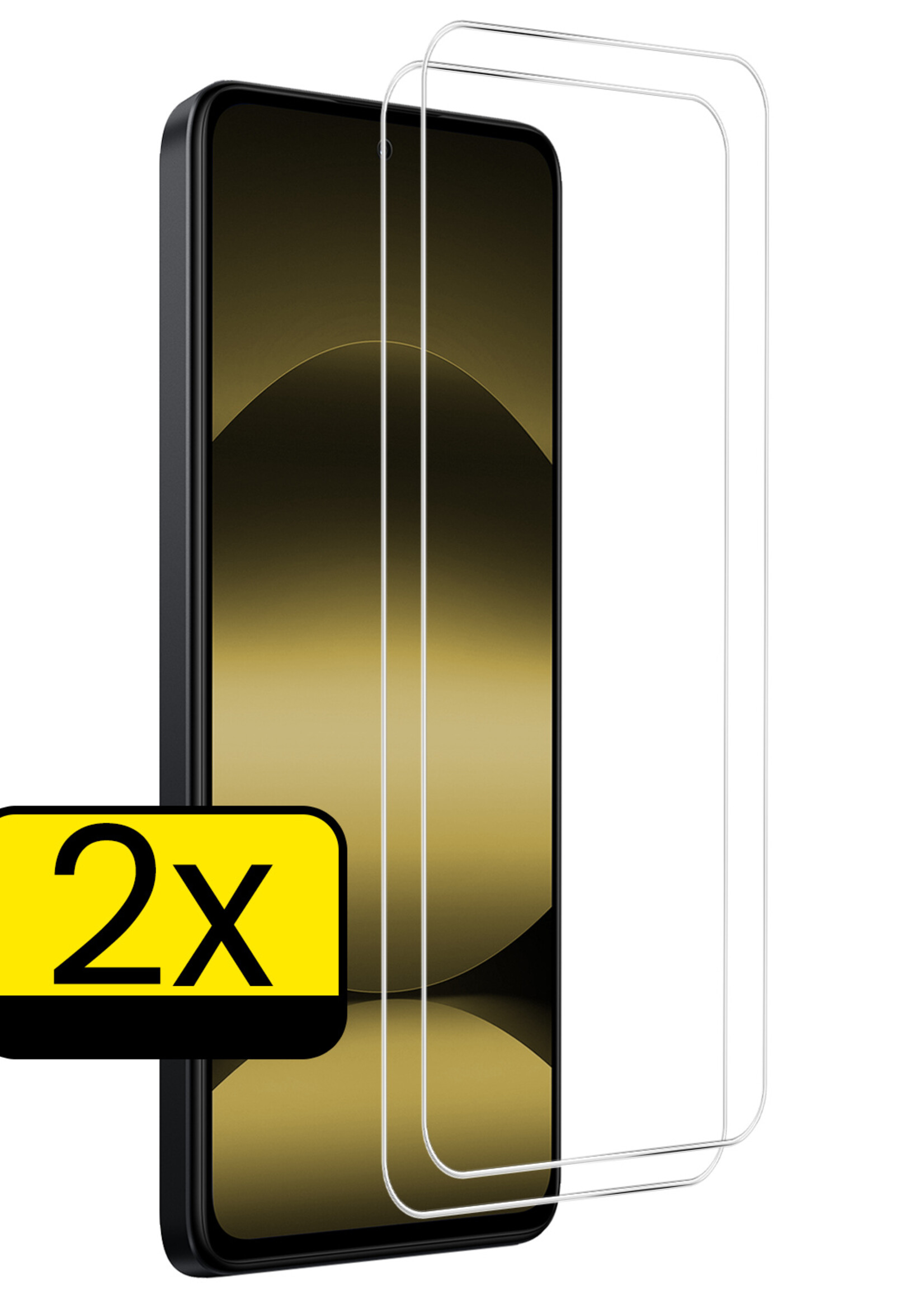 LUQ LUQ Xiaomi Redmi Note 14 5G Screenprotector Glas - 2 PACK