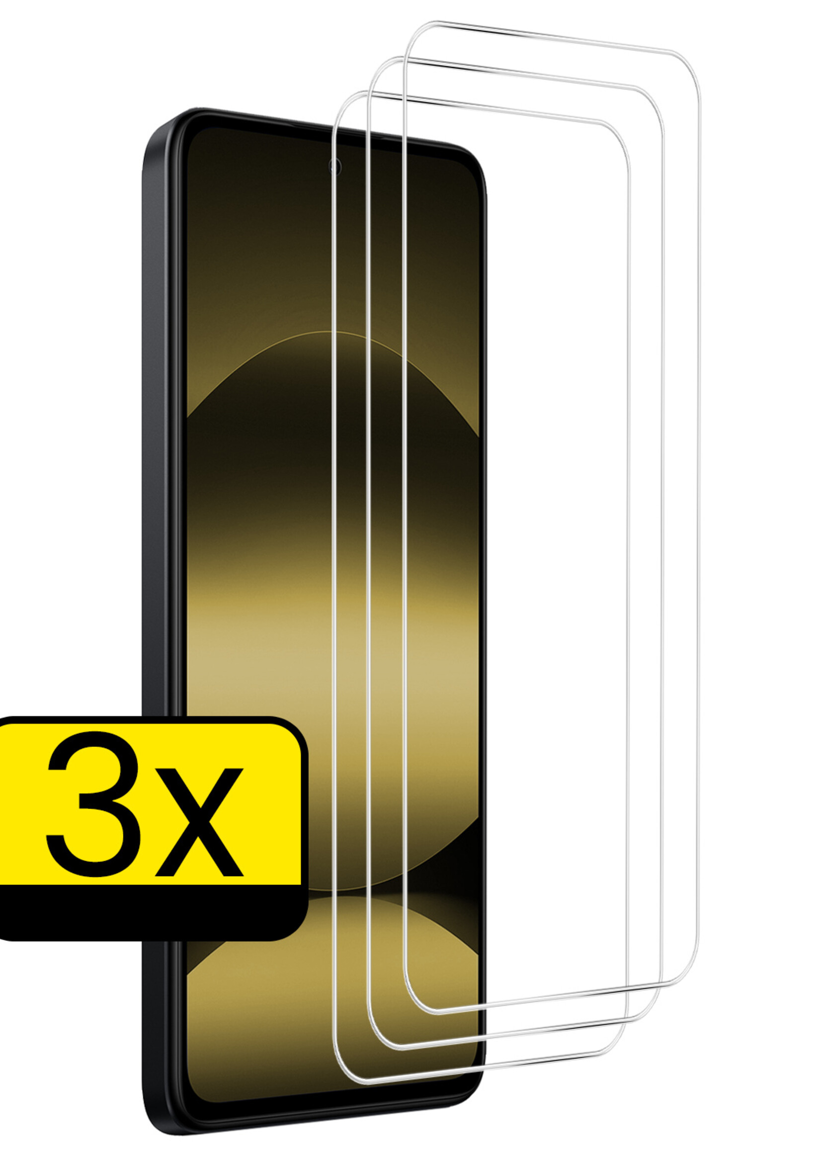 LUQ LUQ Xiaomi Redmi Note 14 5G Screenprotector Glas - 3 PACK