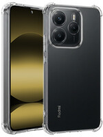 LUQ LUQ Xiaomi Redmi Note 14 5G Hoesje Shockproof - Transparant