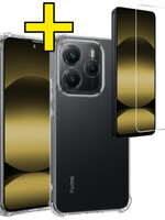 LUQ LUQ Xiaomi Redmi Note 14 5G Hoesje Shockproof Met Screenprotector