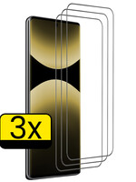 LUQ LUQ Xiaomi Redmi Note 14 Pro 5G Screenprotector Glas - 3 PACK
