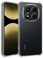 LUQ LUQ Xiaomi Redmi Note 14 Pro 5G Hoesje Shockproof - Transparant