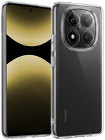 LUQ LUQ Xiaomi Redmi Note 14 Pro 5G Hoesje Siliconen - Transparant