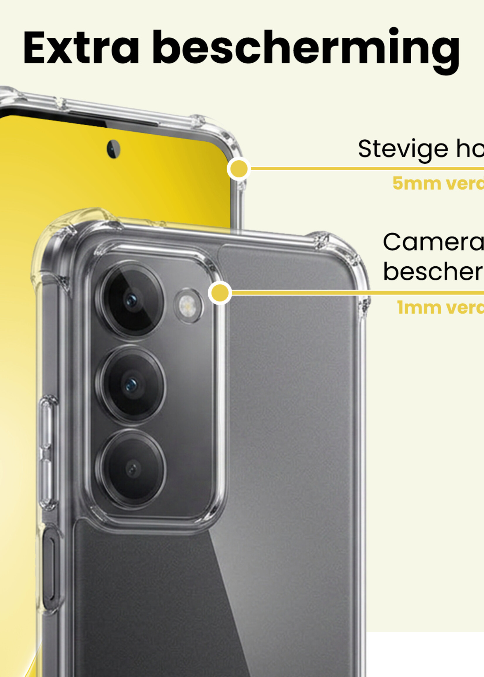 LUQ LUQ Xiaomi 15 Hoesje Shockproof - Transparant