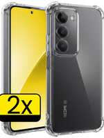 LUQ LUQ Xiaomi 15 Hoesje Shockproof - Transparant - 2 PACK