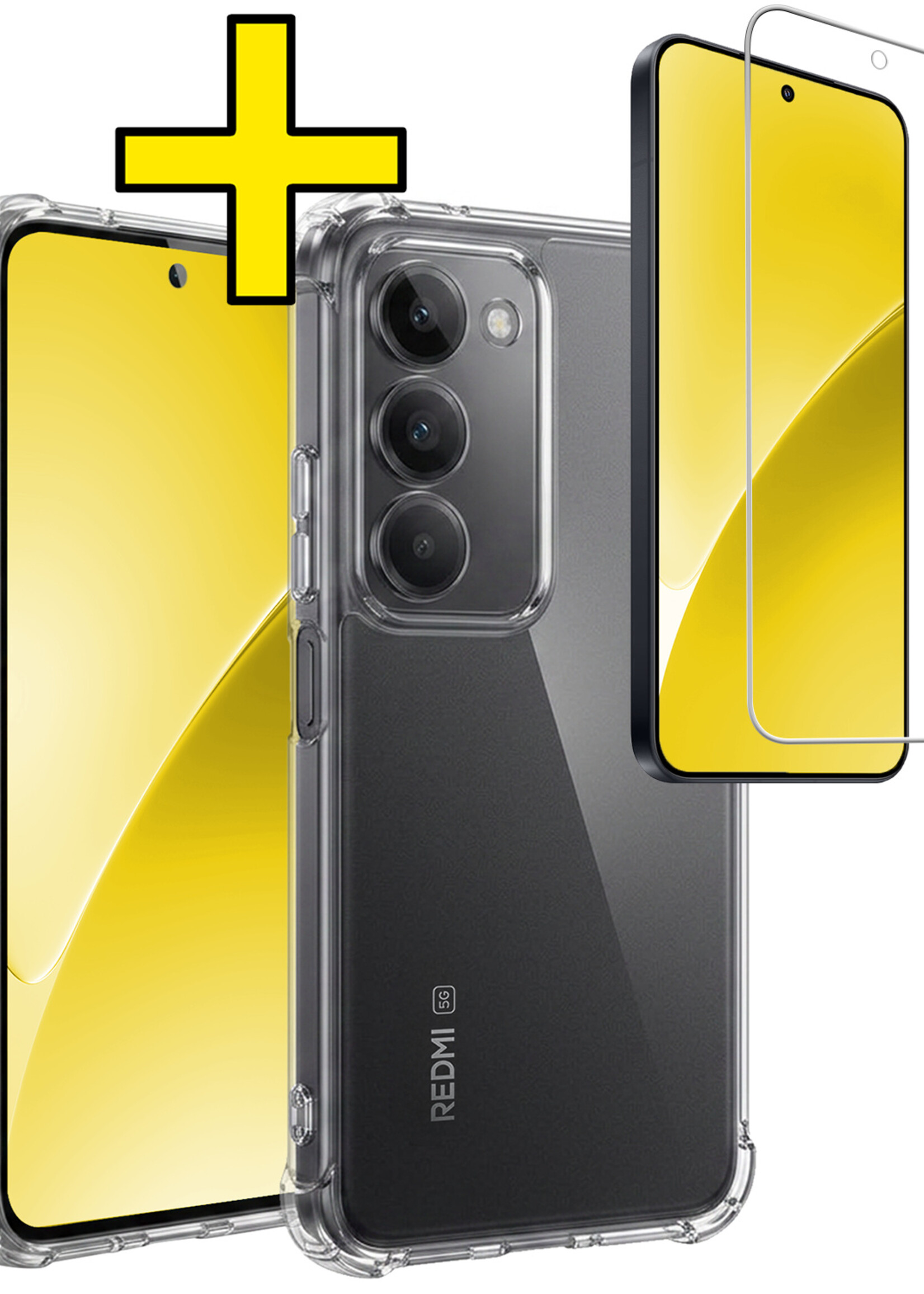 LUQ LUQ Xiaomi 15 Hoesje Shockproof Met Screenprotector