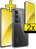 LUQ LUQ Xiaomi 15 Hoesje Shockproof Met 2x Screenprotector