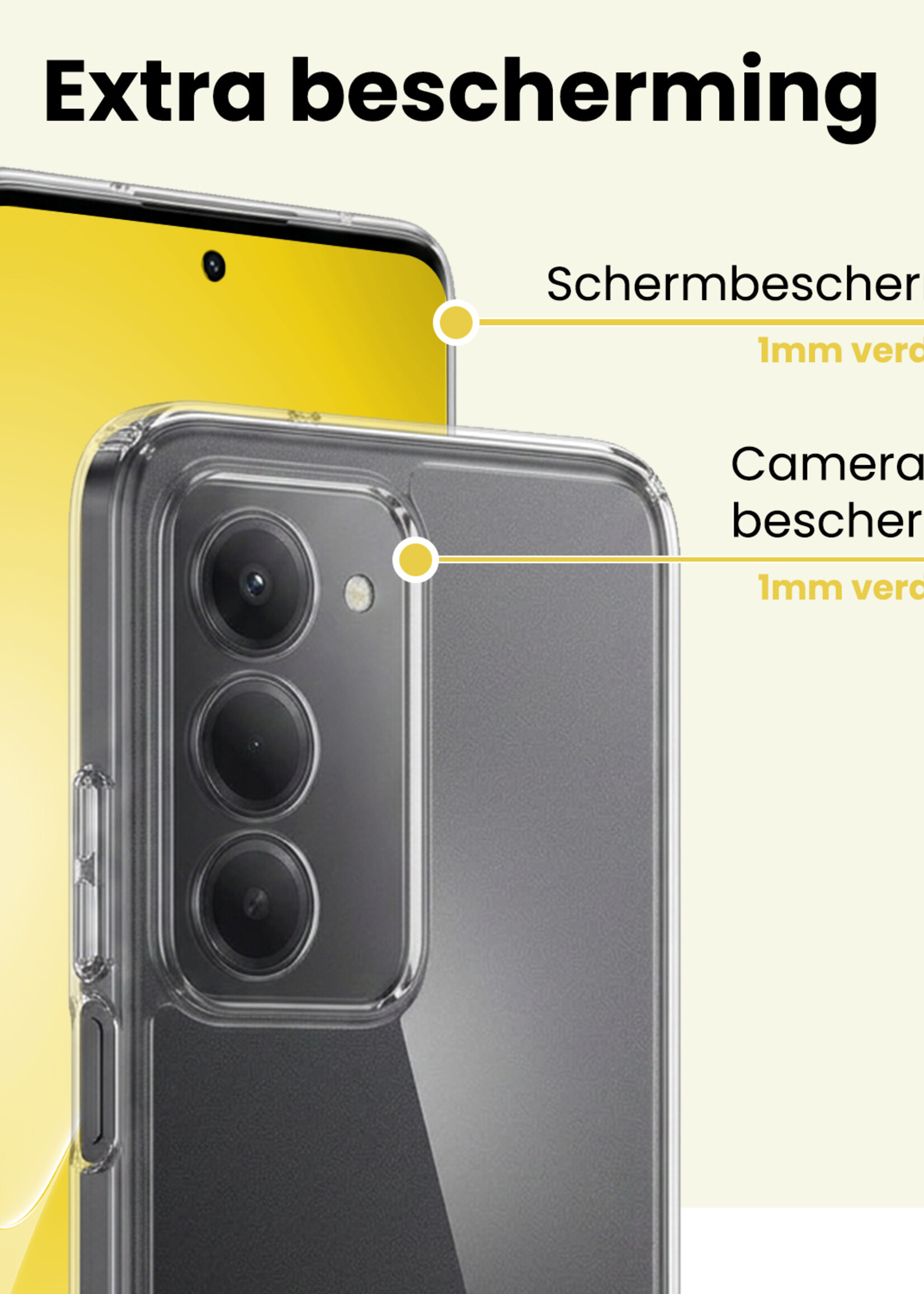 LUQ LUQ Xiaomi 15 Hoesje Siliconen - Transparant