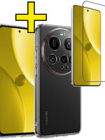 LUQ LUQ Xiaomi 15 Ultra Hoesje Siliconen Met Screenprotector - Transparant