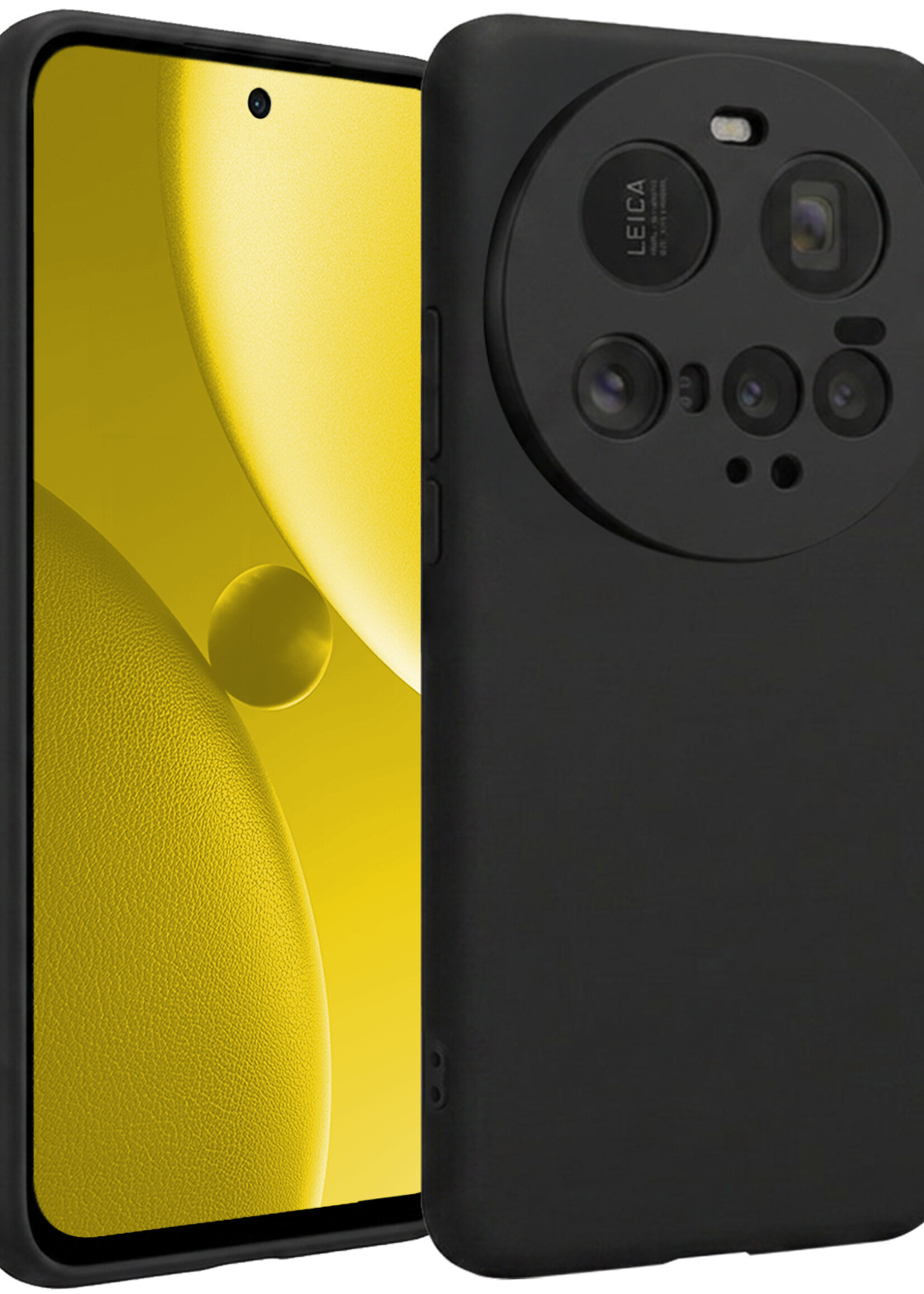 LUQ LUQ Xiaomi 15 Ultra Hoesje Siliconen - Zwart