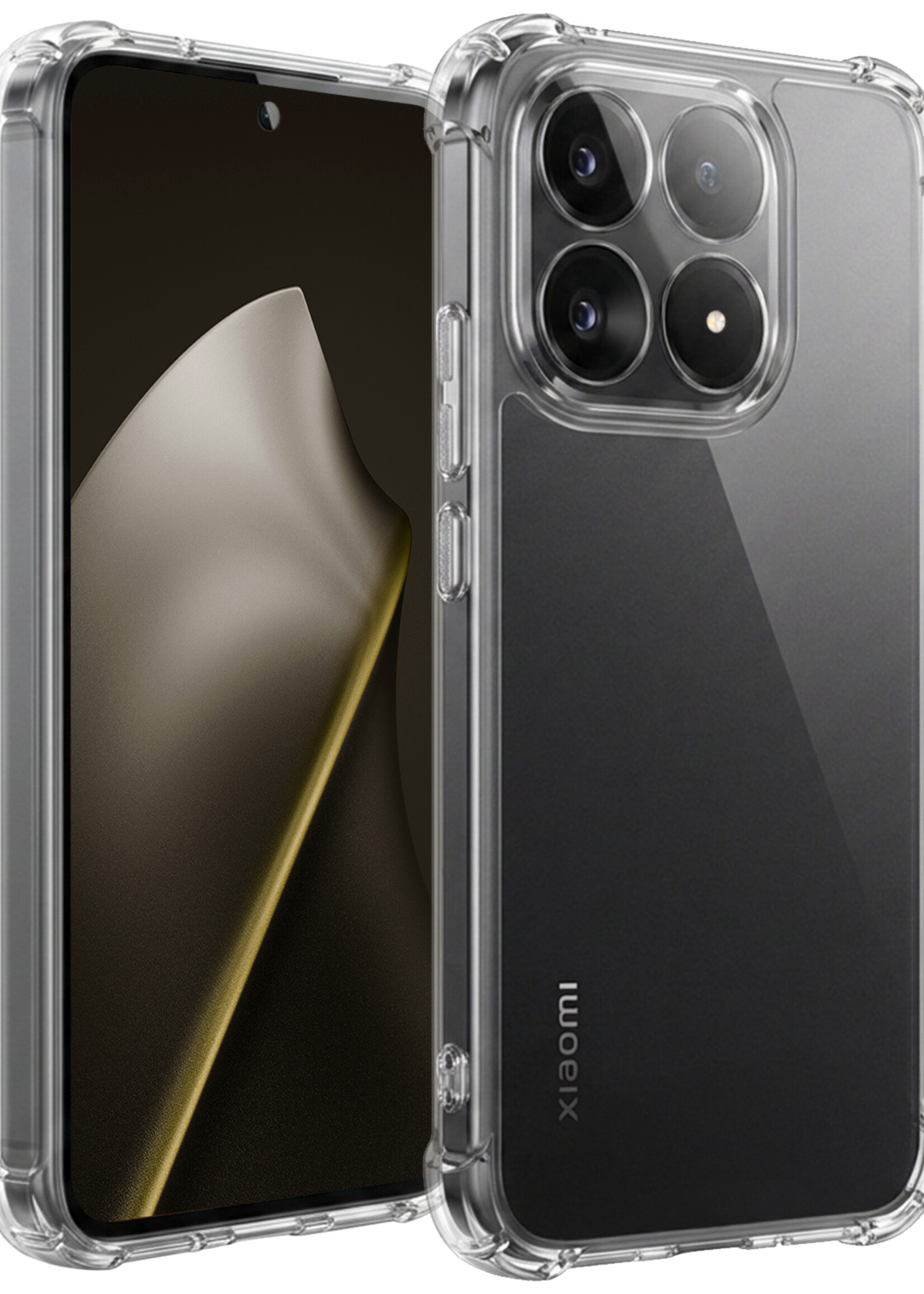 LUQ LUQ Xiaomi 15T Hoesje Shockproof - Transparant