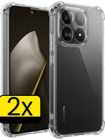 LUQ LUQ Xiaomi 15T Hoesje Shockproof - Transparant - 2 PACK