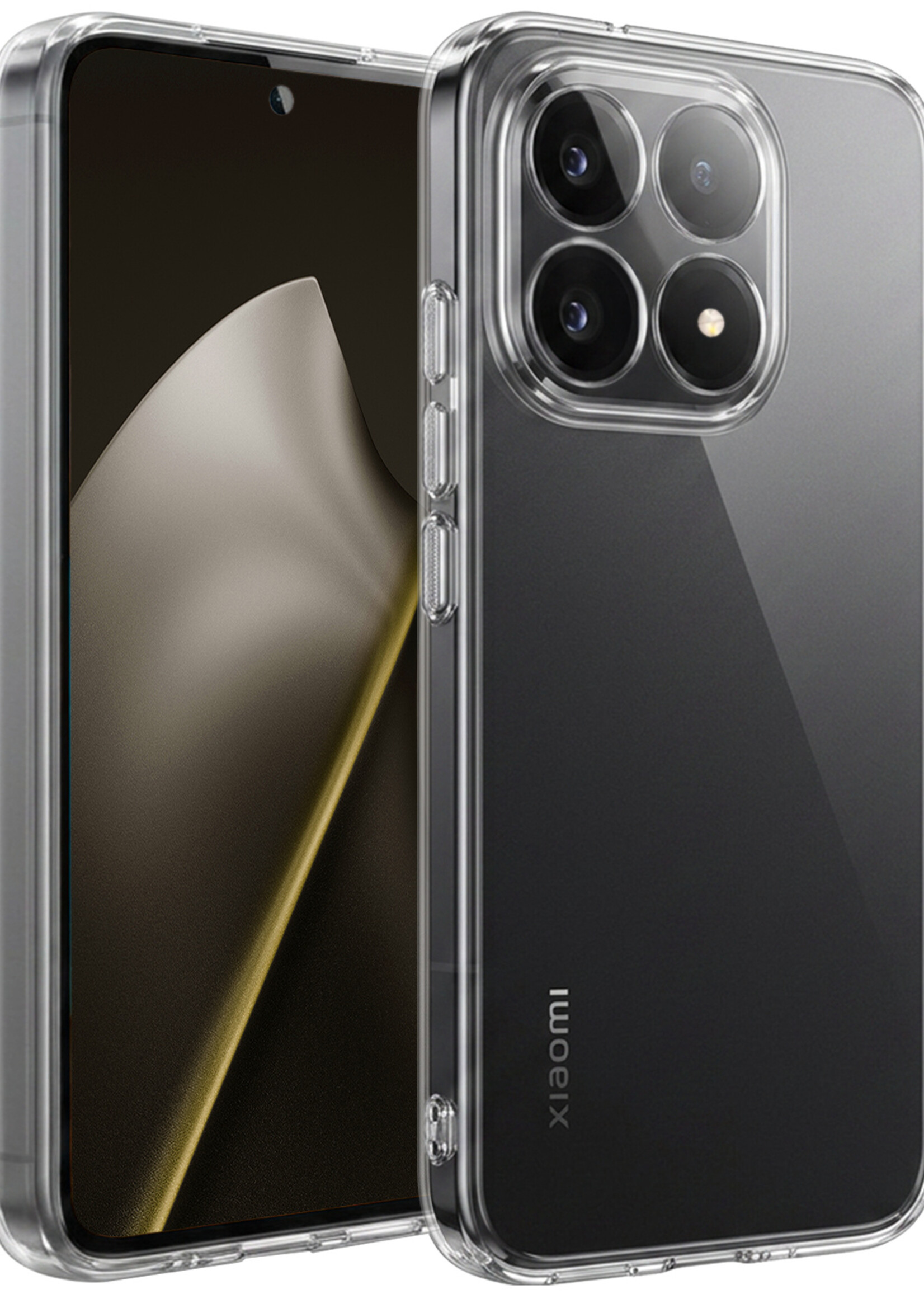 LUQ LUQ Xiaomi 15T Hoesje Siliconen - Transparant