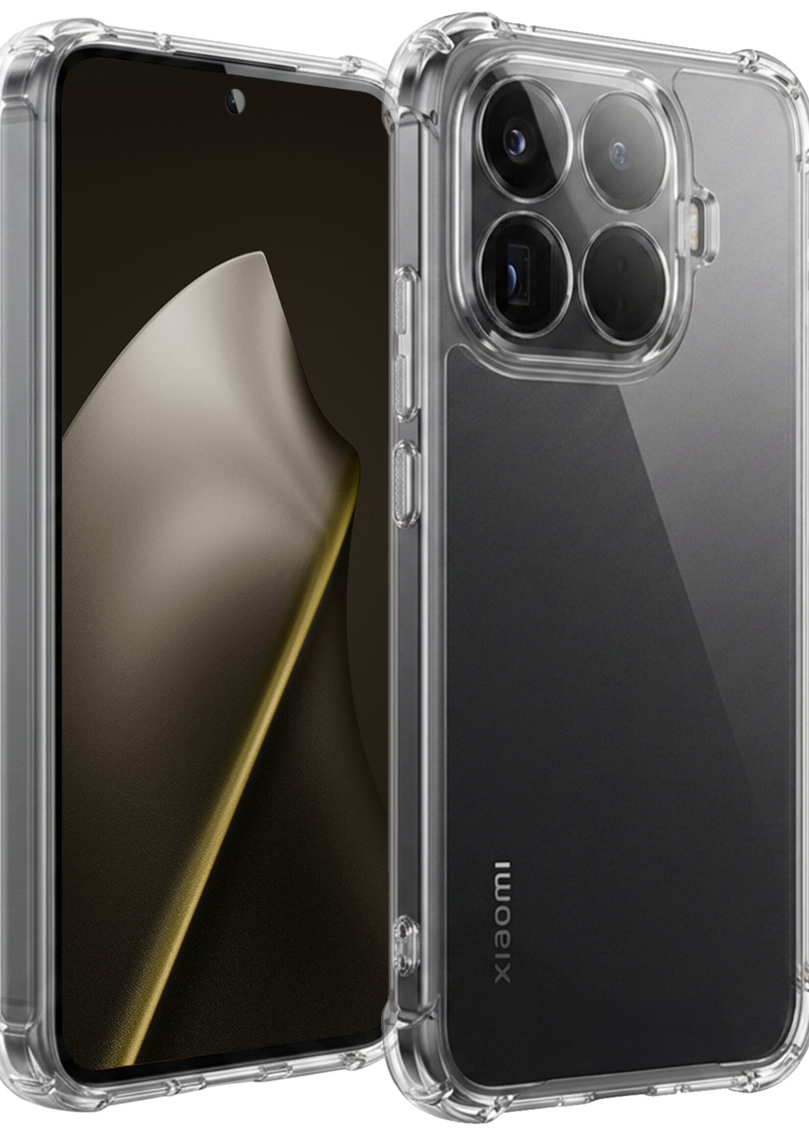 LUQ LUQ Xiaomi 15T Pro Hoesje Shockproof - Transparant
