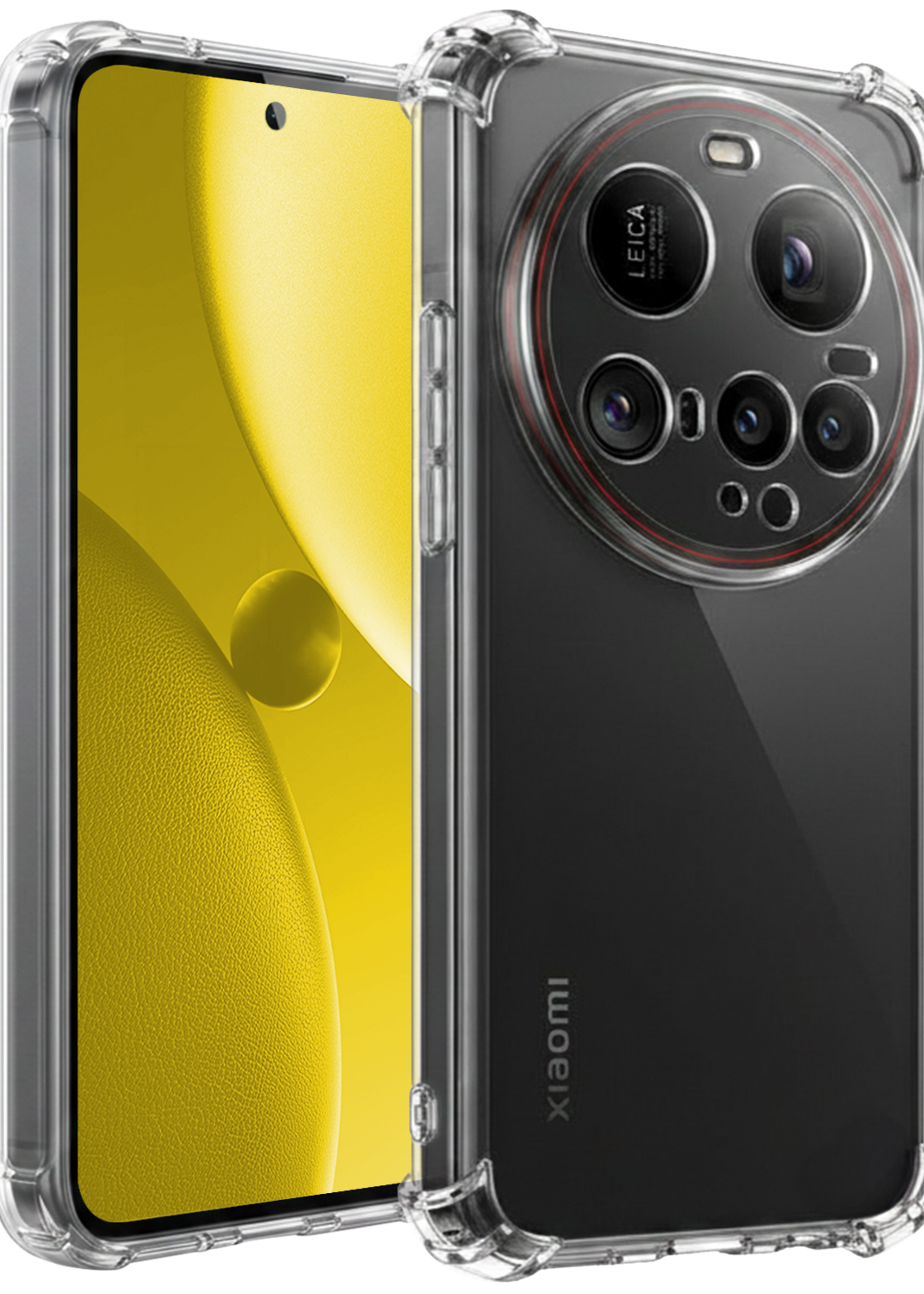 LUQ LUQ Xiaomi 15 Ultra Hoesje Shockproof - Transparant