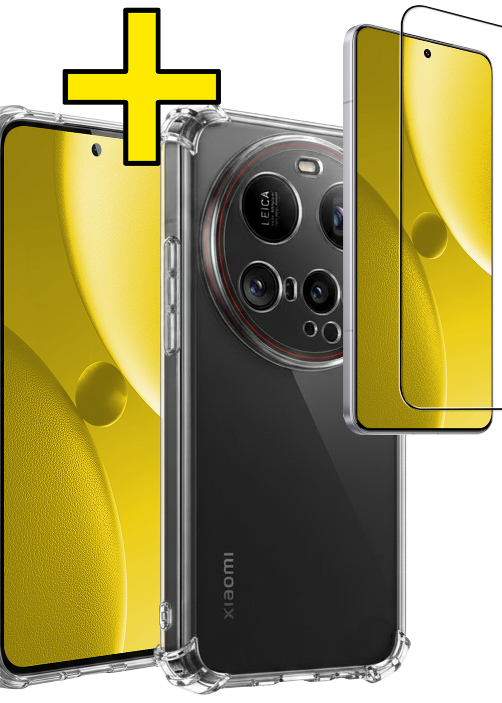 LUQ LUQ Xiaomi 15 Ultra Hoesje Shockproof Met Screenprotector